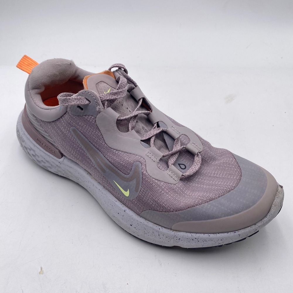 Nike React Miler 2 Shield Running Shoes Womens 7 Cave Purple Venice‎ DC4066-500